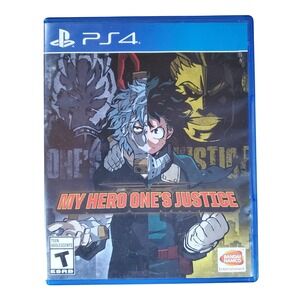 My Hero One's Justice PS4 Game Anime Fighting‎ Action Playstation 4 Bandai Namco